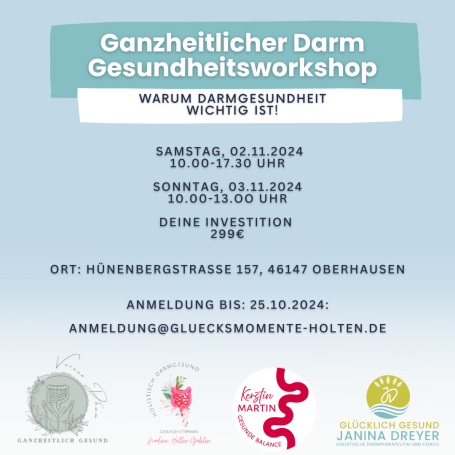 Ganzheitlicher Darm Gesundheitsworkshop