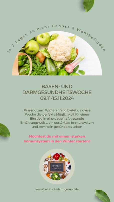 Basen- und Darmgesundheitswoche